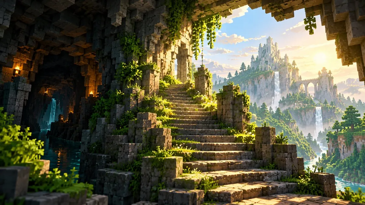 Original voxel-style illustration for A Practical Troubleshooting Workflow for Modded Minecraft